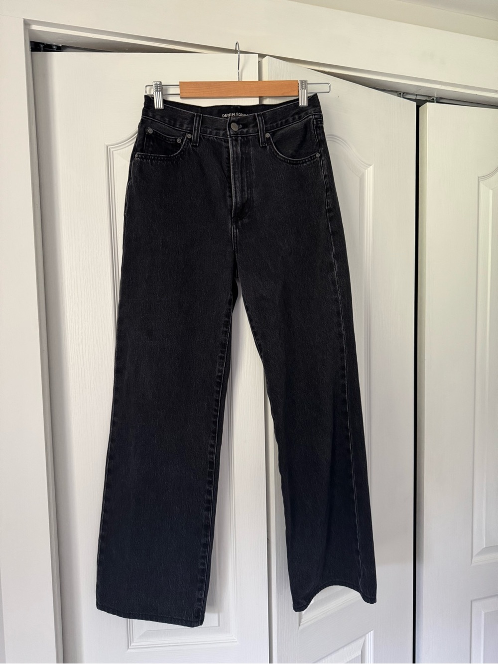 Denim Forum The Farrah Hi-Rise Wide 26